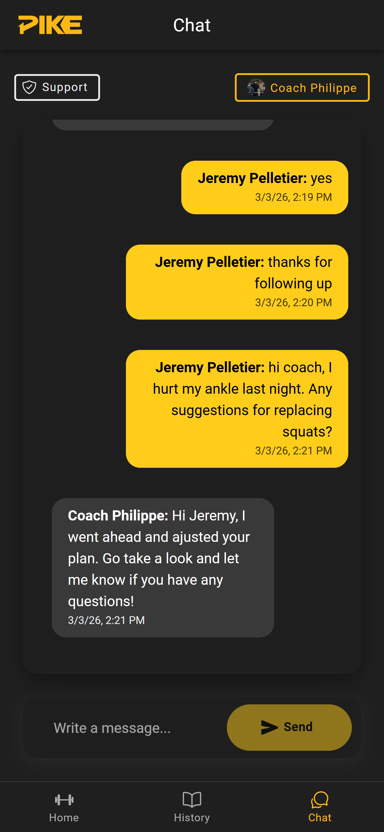 PIKE Platform - Chat